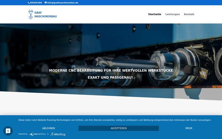Screenshot of grafmaschinenbau.de