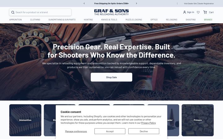 Screenshot von grafs.com