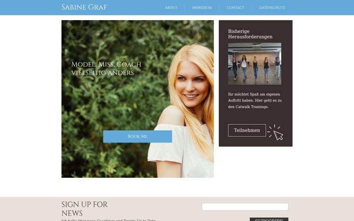 Screenshot of grafsabine.com