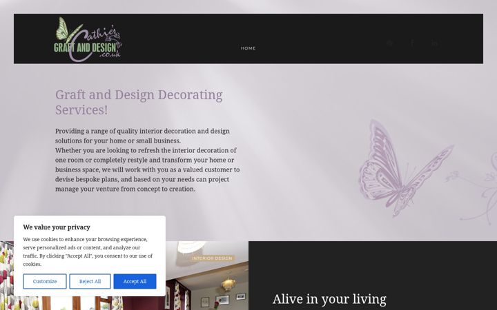 Screenshot of graftanddesign.co.uk