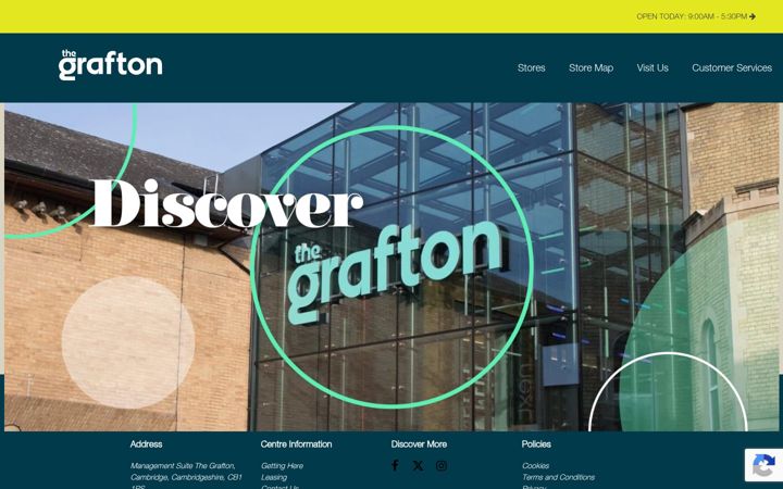 Screenshot of graftoncentre.co.uk