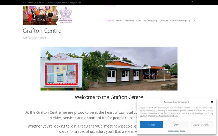Screenshot of graftoncentrehyde.com