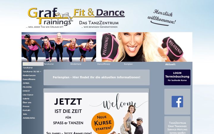 Screenshot of graftrainings.de