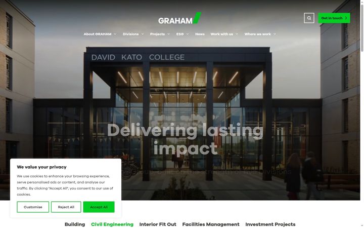Screenshot of graham.ie