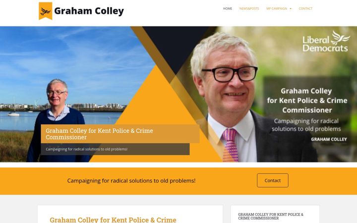 Screenshot of grahamcolley.org