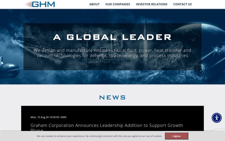 Screenshot of grahamcorp.com