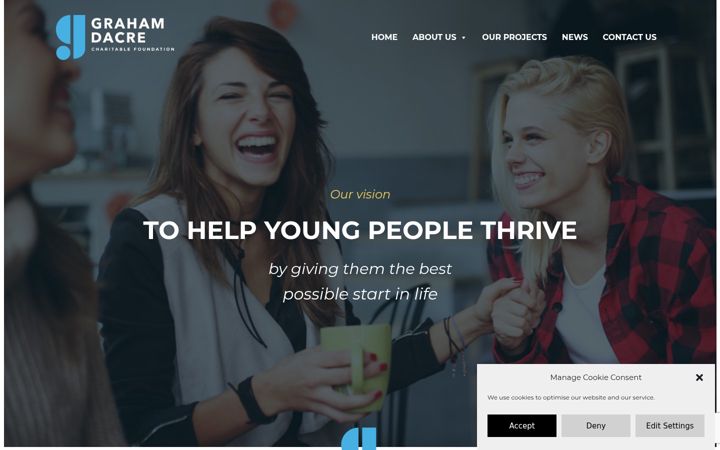 Screenshot of grahamdacrefoundation.org