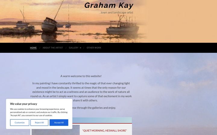 Screenshot of grahamkay.co.uk
