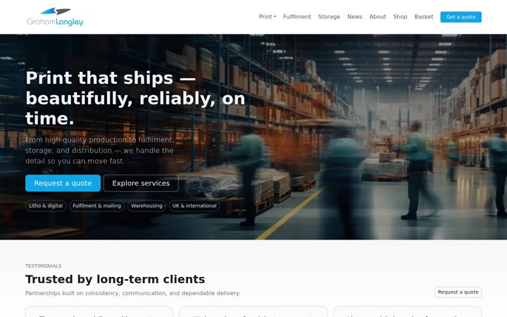 Screenshot of grahamlangley.co.uk