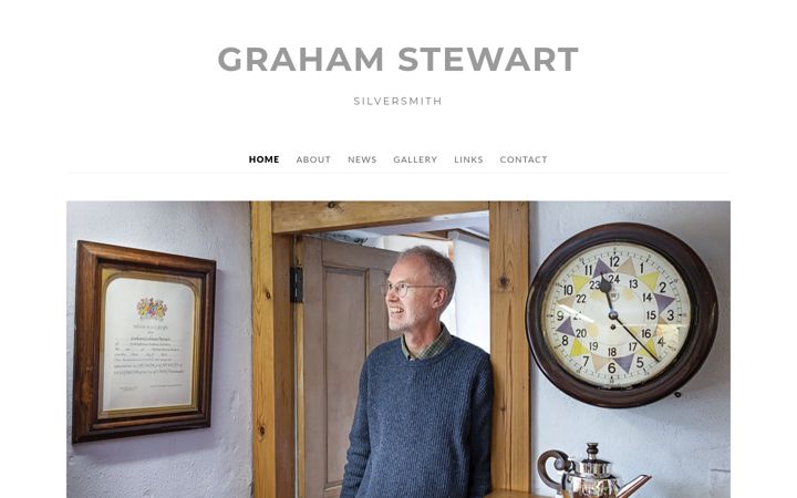 Screenshot of grahamstewartsilversmith.co.uk