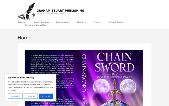 Screenshot of grahamstuartpublishing.top