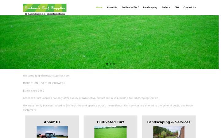 Screenshot of grahamsturfsupplies.com