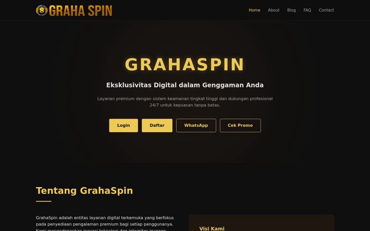 Screenshot of grahaspin.com
