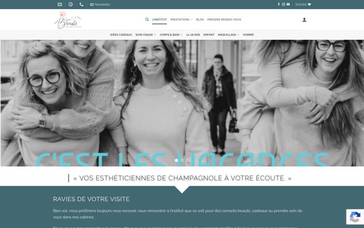 Screenshot of grain2beaute.fr