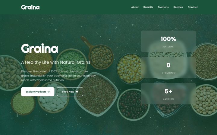 Screenshot of graina.in