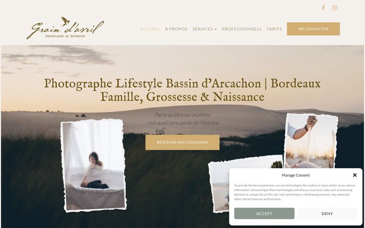 Screenshot of graindavril.fr