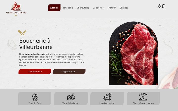 Screenshot of graindeviande.fr