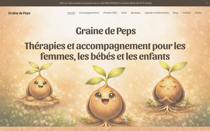 Screenshot of grainedepeps.com