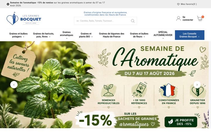 Screenshot of graines-bocquet.fr