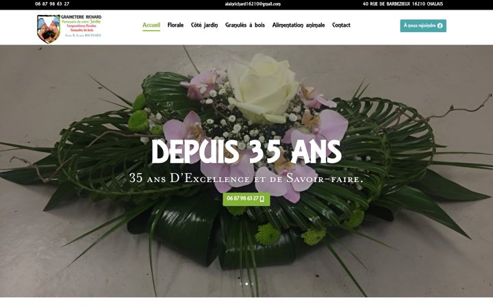 Screenshot of graineterie-richard.fr