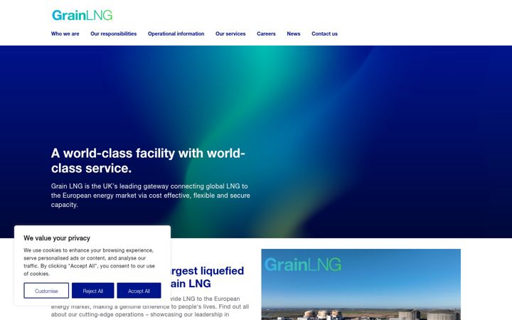 Screenshot of grainlng.com