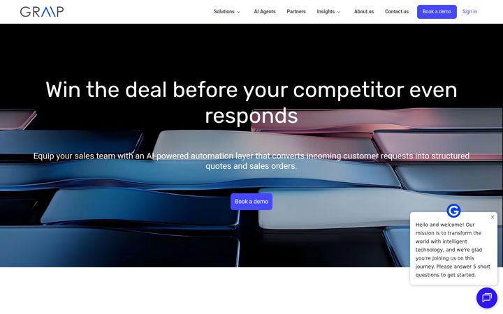Screenshot of graip.ai