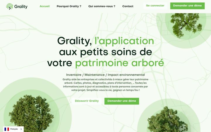 Screenshot of grality.com