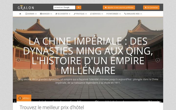 Screenshot of gralon.net