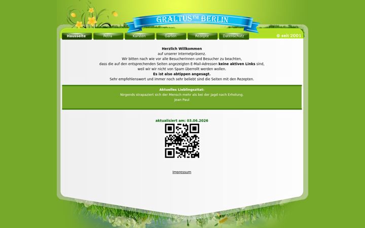 Screenshot of graltus.de