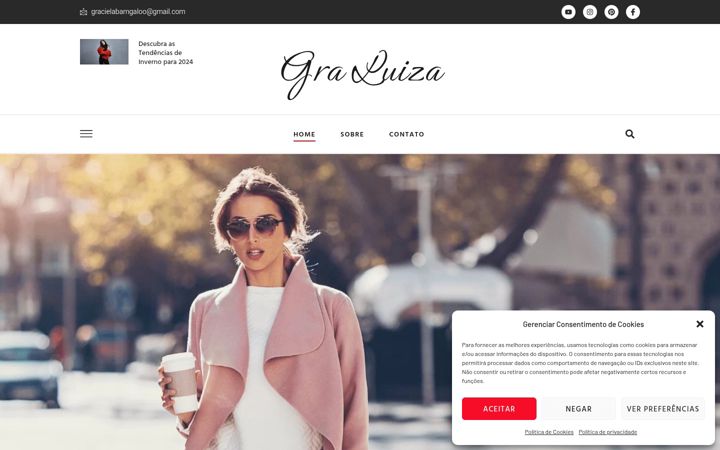 Screenshot of graluiza.com