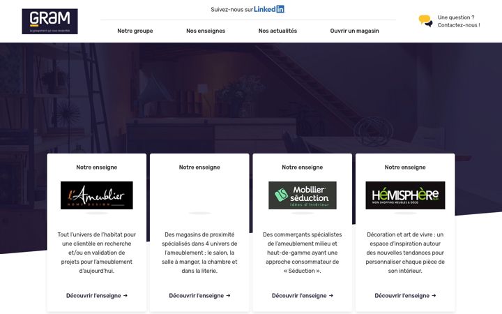Screenshot of gram.fr