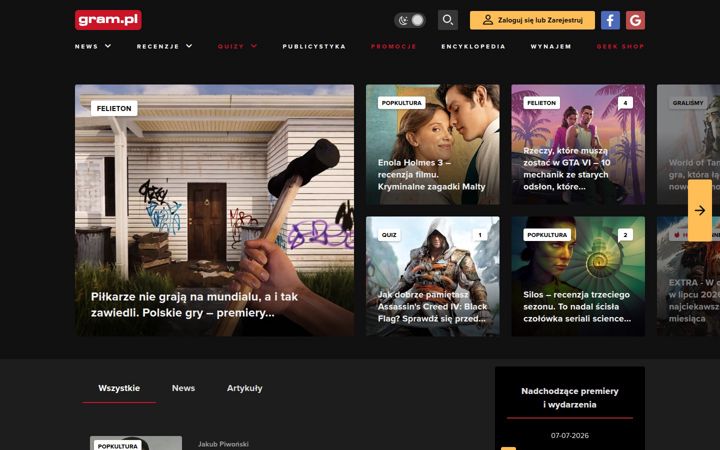 Screenshot of gram.pl