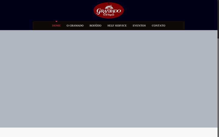 Screenshot of gramadogrillraposo.com.br