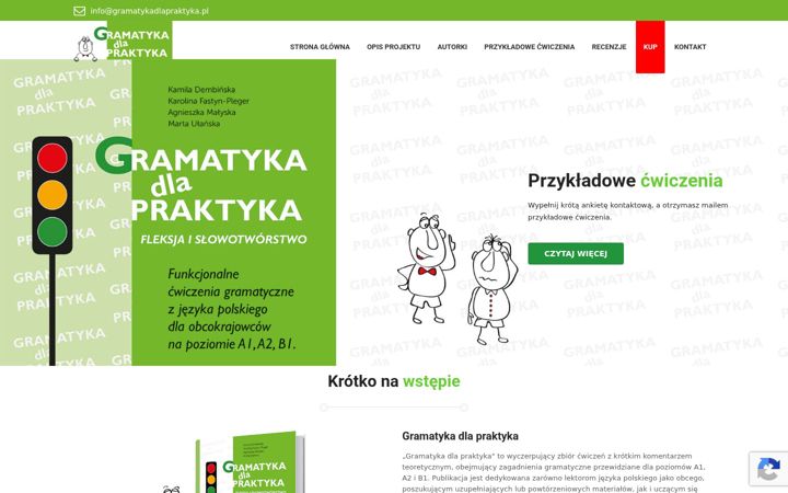 Screenshot di gramatykadlapraktyka.pl