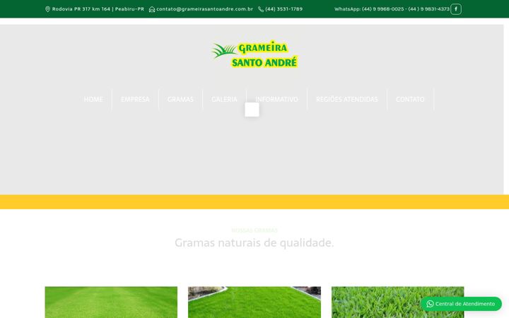 Screenshot of grameirasantoandre.com.br