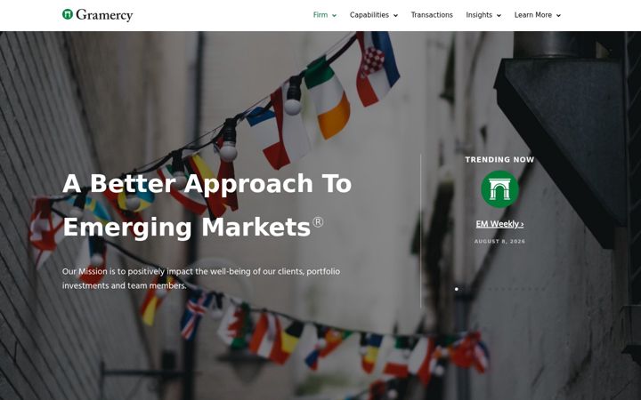 Screenshot of gramercy.com
