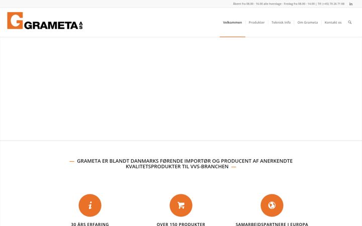 Captura de pantalla de grameta.dk
