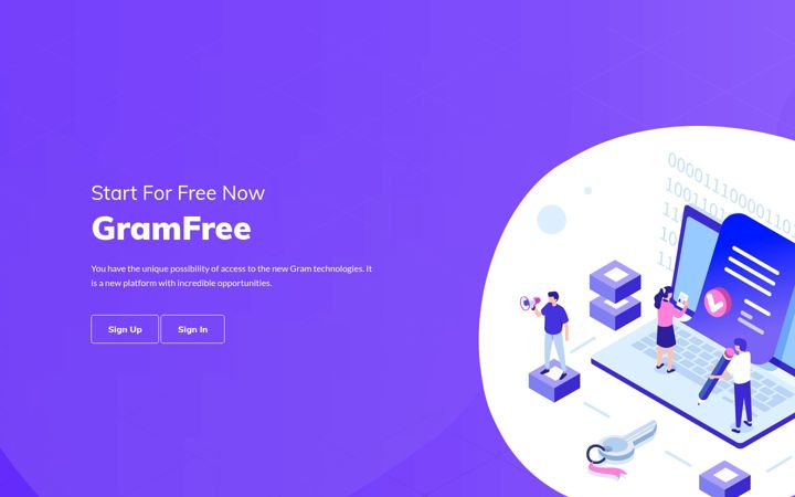 Screenshot of gramfree.net