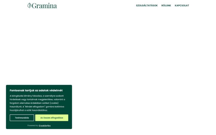 Screenshot of gramina.hu