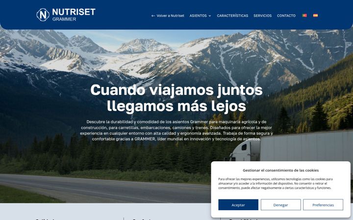 Screenshot of grammer-nutriset.com