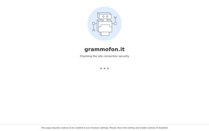 Screenshot of grammofon.it