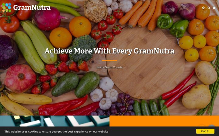 Screenshot of gramnutra.com