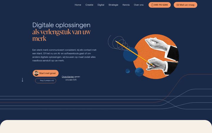 Screenshot of gramo.agency