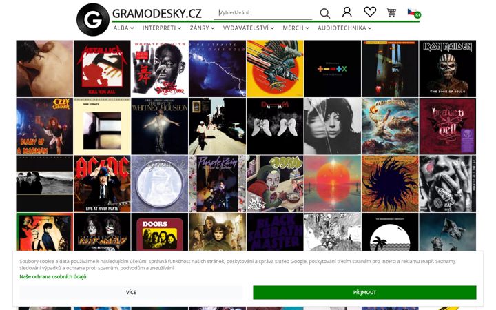 Screenshot of gramodesky.cz