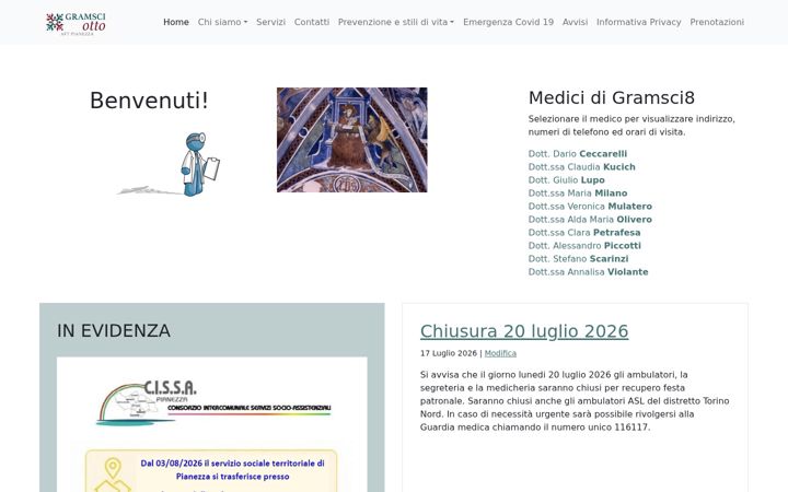 Screenshot of gramsci8.com