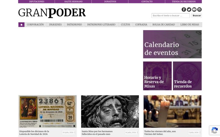 Screenshot of gran-poder.es