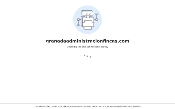 Screenshot of granadaadministracionfincas.com