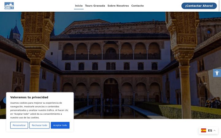 Screenshot of granadaerasmustour.es