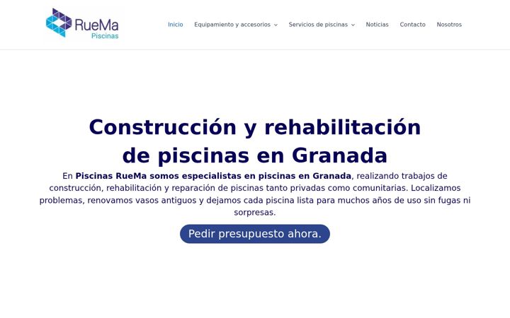 Screenshot of granadapiscinas.es