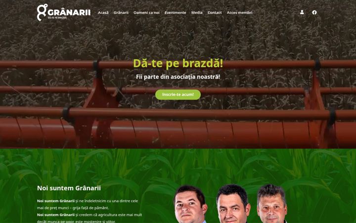 Screenshot of granarii.ro